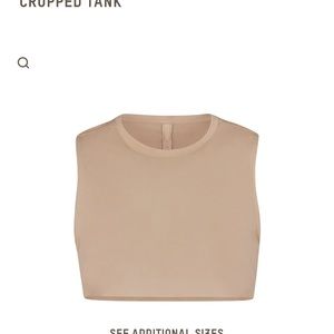 Skims Kim’s Sleep Super Cropped Tank (Honey)